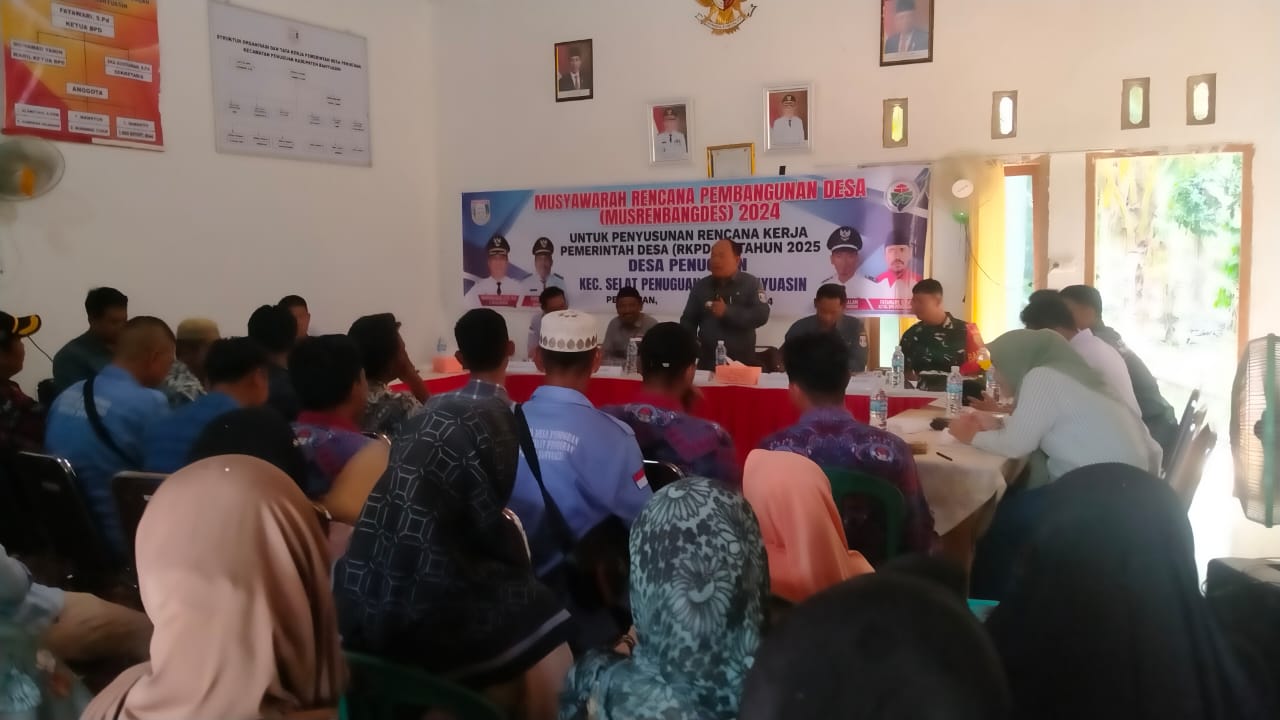 Musyawarah Penyusunan Perencanaan Pembangunan Desa Di Kabupaten Banyuasin